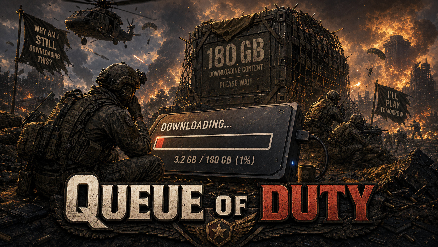 Queue of Duty cover